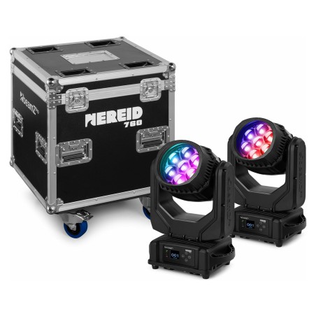 Beamz Nereid740 2pcs con Flightcase