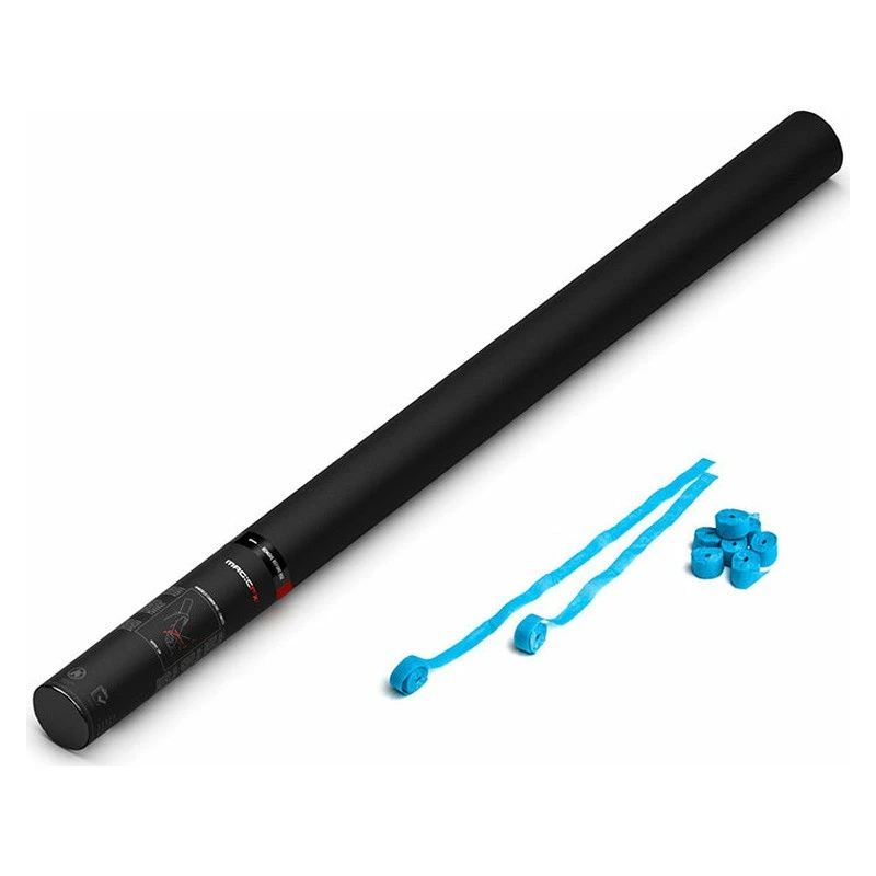 MAGIC FX Handheld Cannon 80 cm Streamers Light Blue