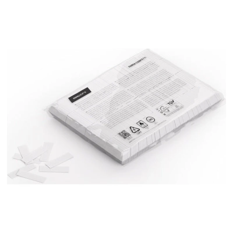 MAGIC FX Slowfall Confetti Rect 55 x 17 mm White