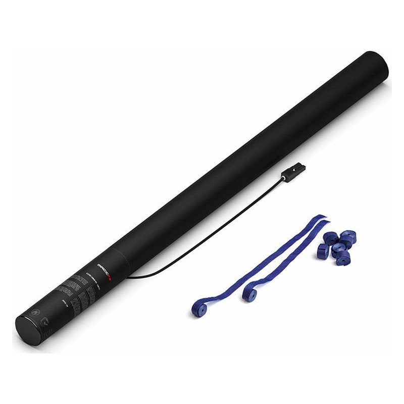 MAGIC FX Electric Cannon 80 cm Streamers Dark Blue