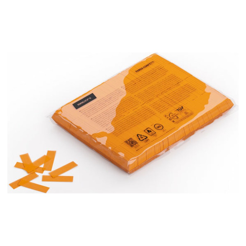 MAGIC FX Slowfall Confetti Rect 55 x 17 mm Orange