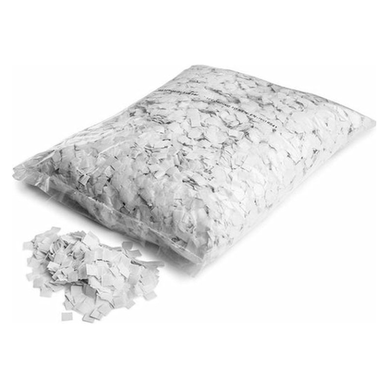 MAGIC FX Slowfall Snow Confetti 10x10mm White