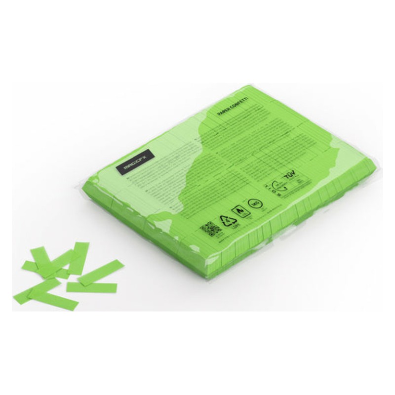 MAGIC FX Slowfall Confetti Rect 55 x 17 mm Light Green
