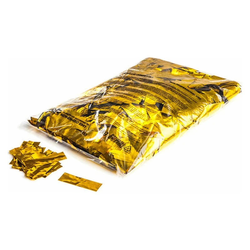 MAGIC FX Metal Confetti Rectangles 55 x 17 mm Gold