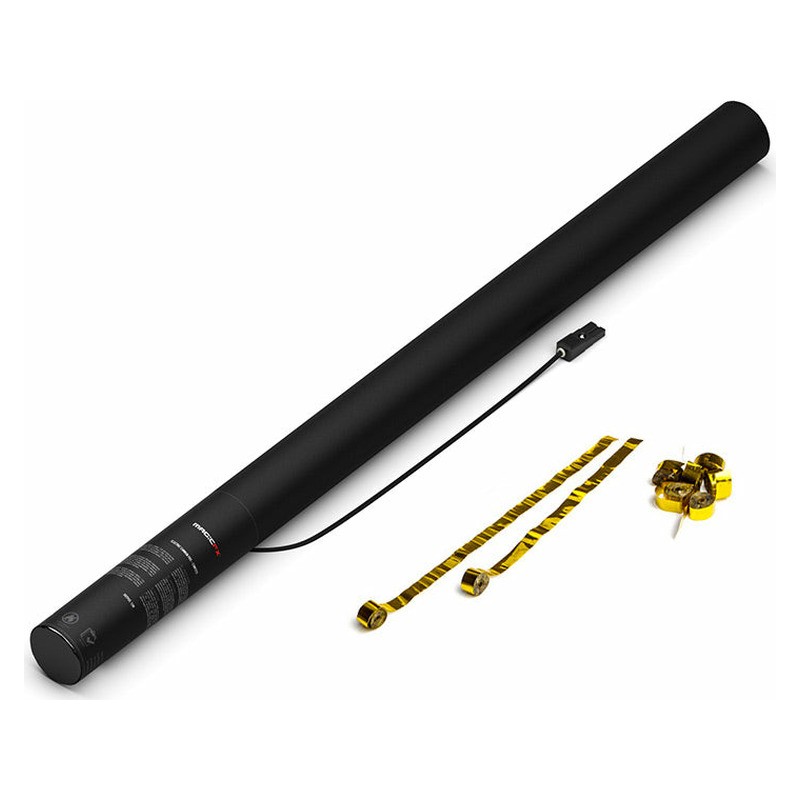 MAGIC FX Electric Cannon 80 cm Streamers Gold Metal