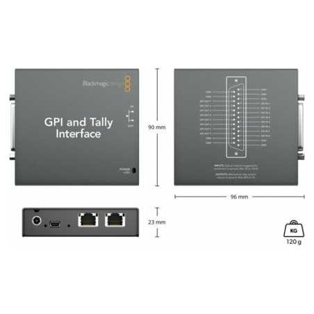 Blackmagic Design GPI and Tally Interface