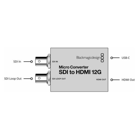Blackmagic Design Micro Converter SDI to HDMI 12G PSU