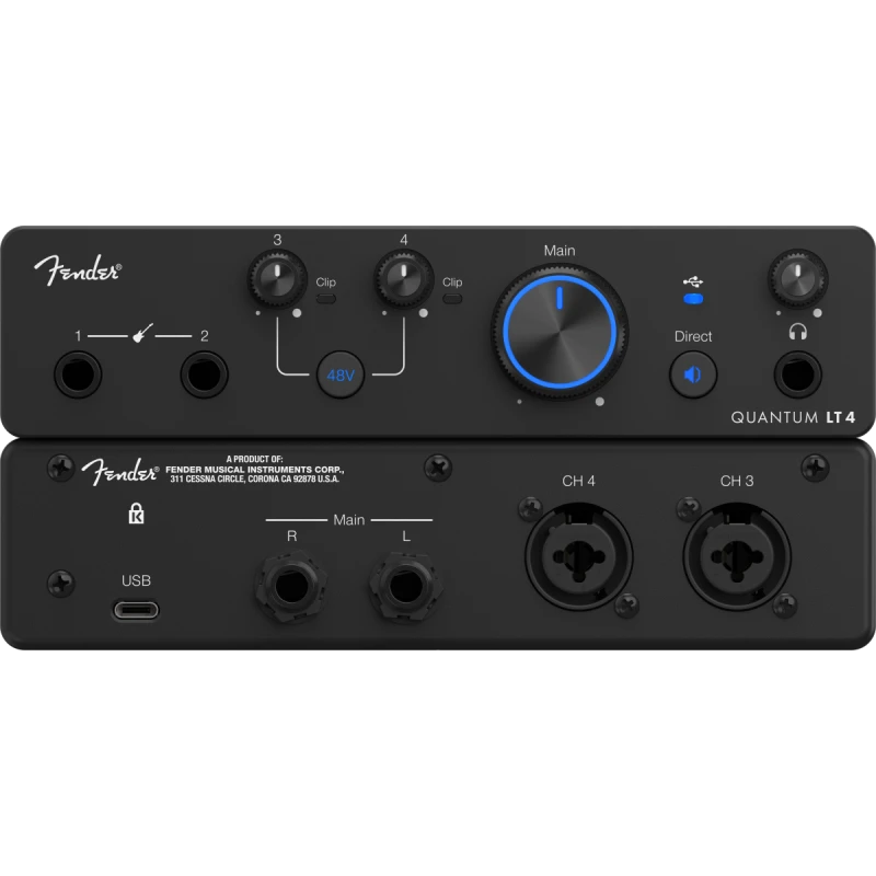 Fender Quantum LT 4 USB-C Audio Interface