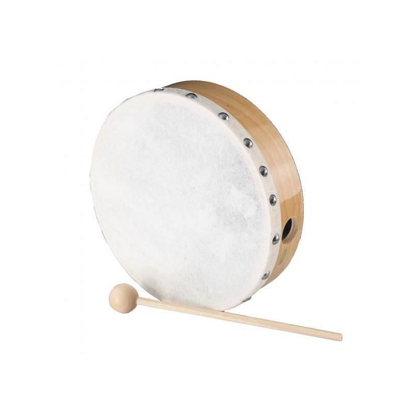 Peace RH-5-8 Tamburello con battente e pelle naturale 8"