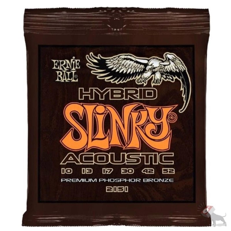 Ernie Ball 2151 Hybrid Slinky Acoustic 10-52