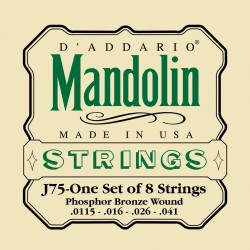 D'Addario EJ75 Mandolin Medium/Heavy 11.5-41