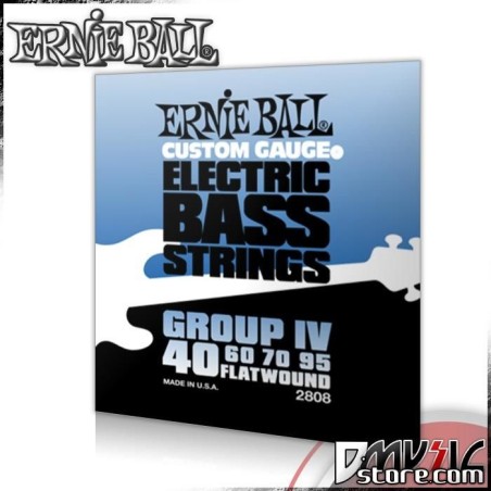 Ernie Ball 2808 Flatwound Bass Group IV 040-095