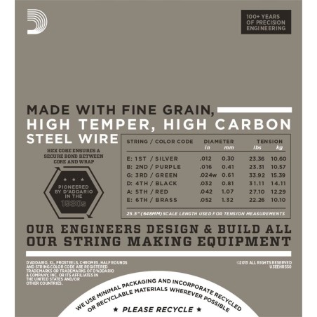 D'Addario EHR350 12-52