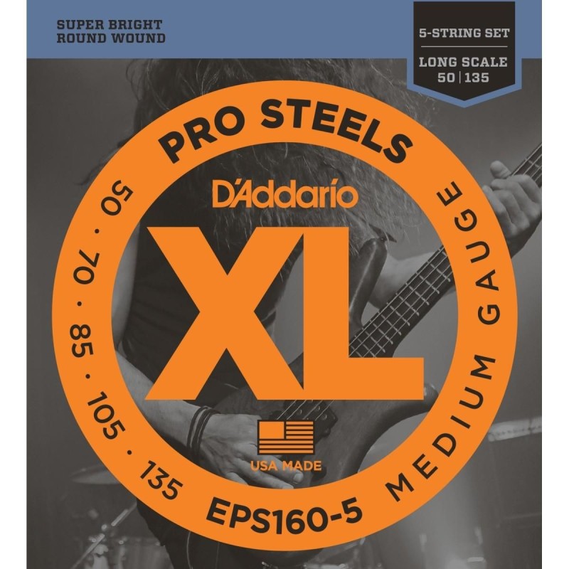 D'Addario EPS160-5 Medium 50-135