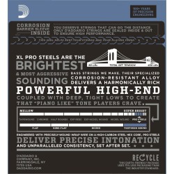 D'Addario EPS170-5 Regular Light 45-130