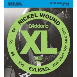 D'Addario EXL165SL Reg Light 45-105