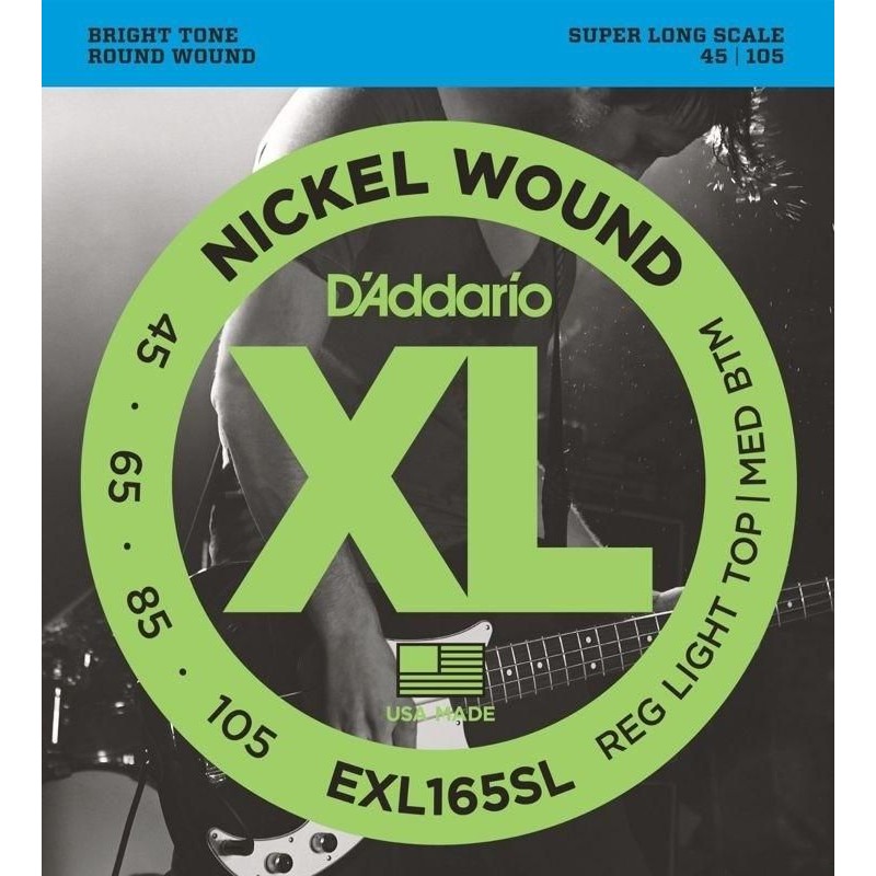 D'Addario EXL165SL Reg Light 45-105
