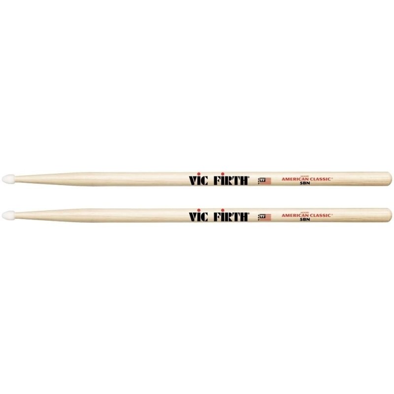 Vic Firth 5BN Bacchette batteria punta nylon