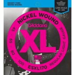 D'Addario ESXL170 Double Ball Light 45-100