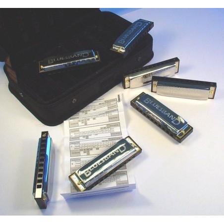 HOHNER M91105 Bluesband Harmonica Set